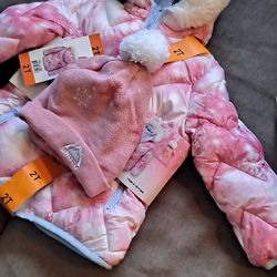 New Kids Coat And Hat 2toddler 