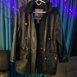 leather coat