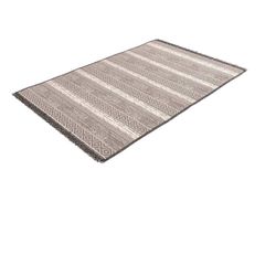 Neutral Geo Stripes 5x7 (ft) Neutral Indoor/outdoor Stripe Area  Rug