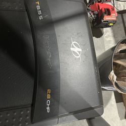 Tread mill almost brand new garage kept.