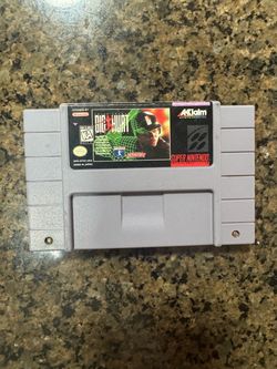 Frank Thomas Big Hurt Baseball Super Nintendo