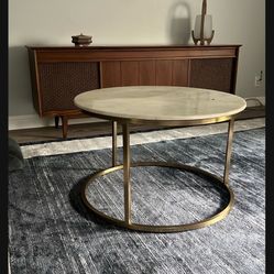 World Market Round Marble Table 