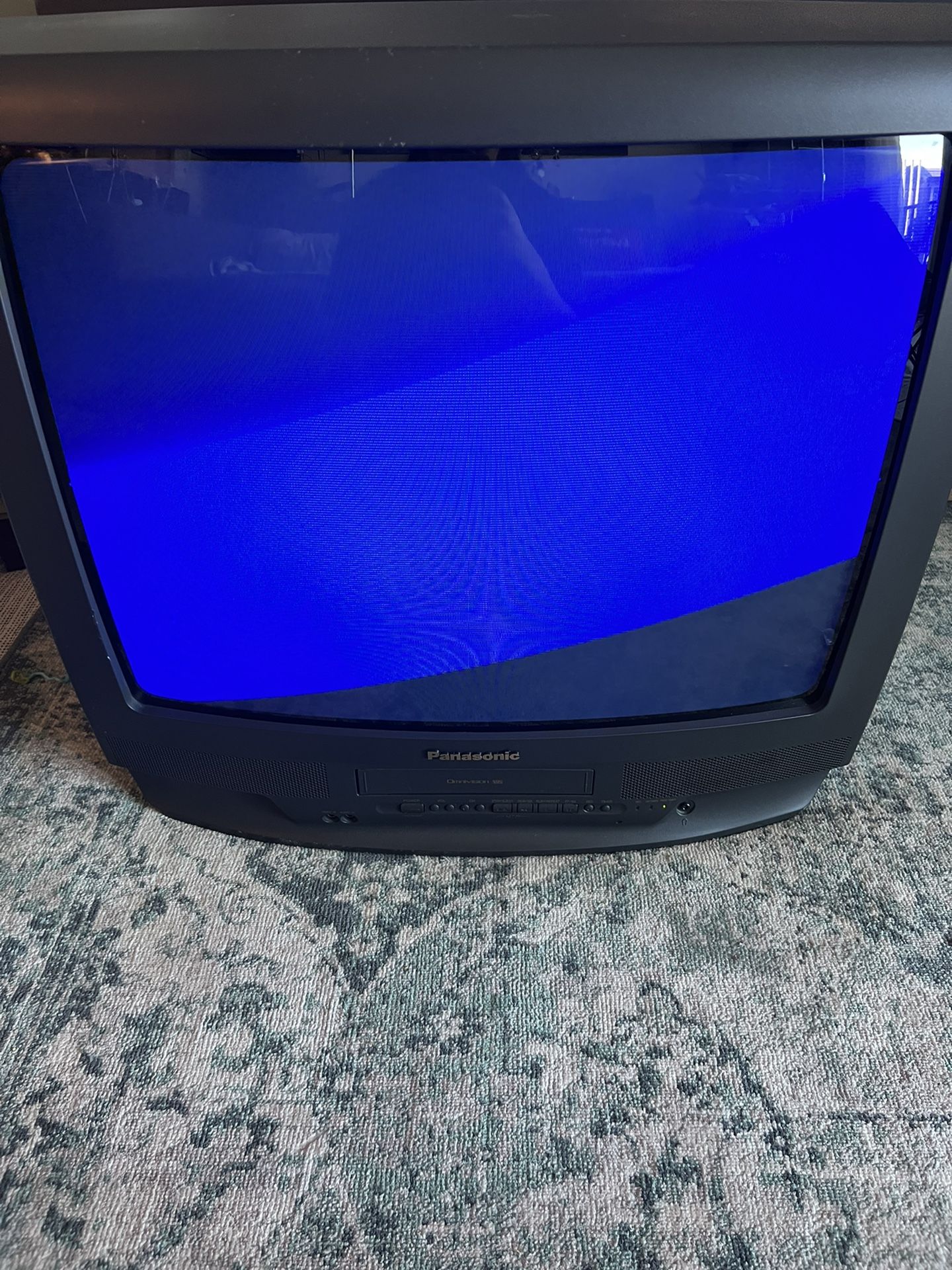 Panasonic 25” VCR Built In PVQ-M2509 TV W/ Remote Tested