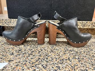 Giani Bini Womenās Wooden Platform High Heels ā Size 11M ā Worn Twice!