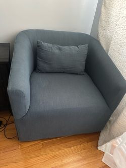 Blue Swivel Chair