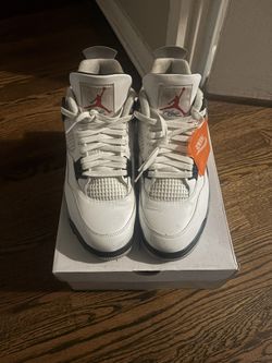 Air Jordan 4 White Cement