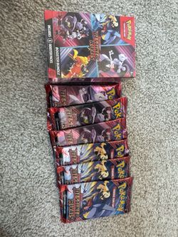 Pokemon Destined Rivals 12 packs (sealed)