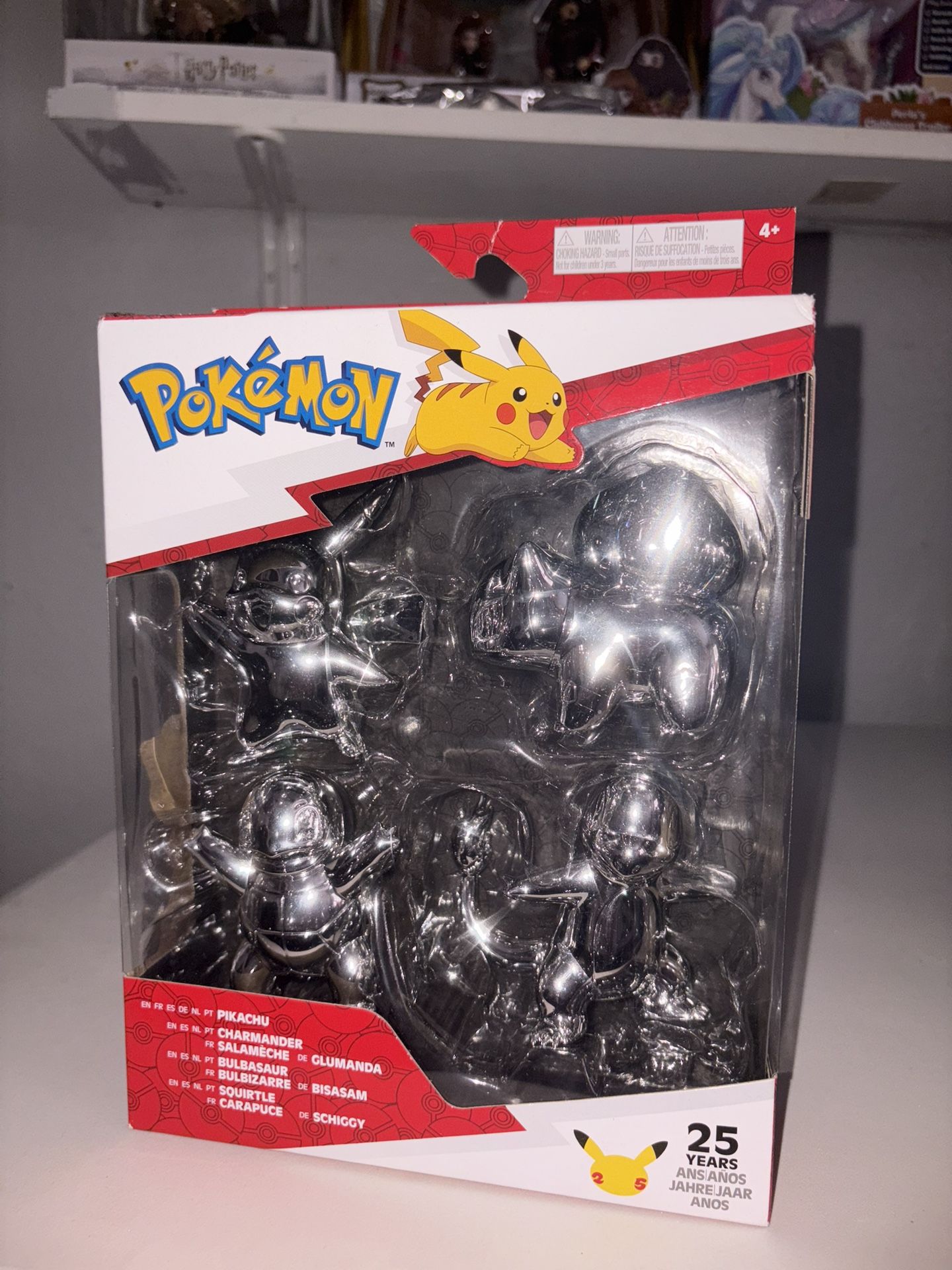 Pokémon 25th Anniversary Silver 4-pack