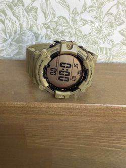 Army green watch CASIO