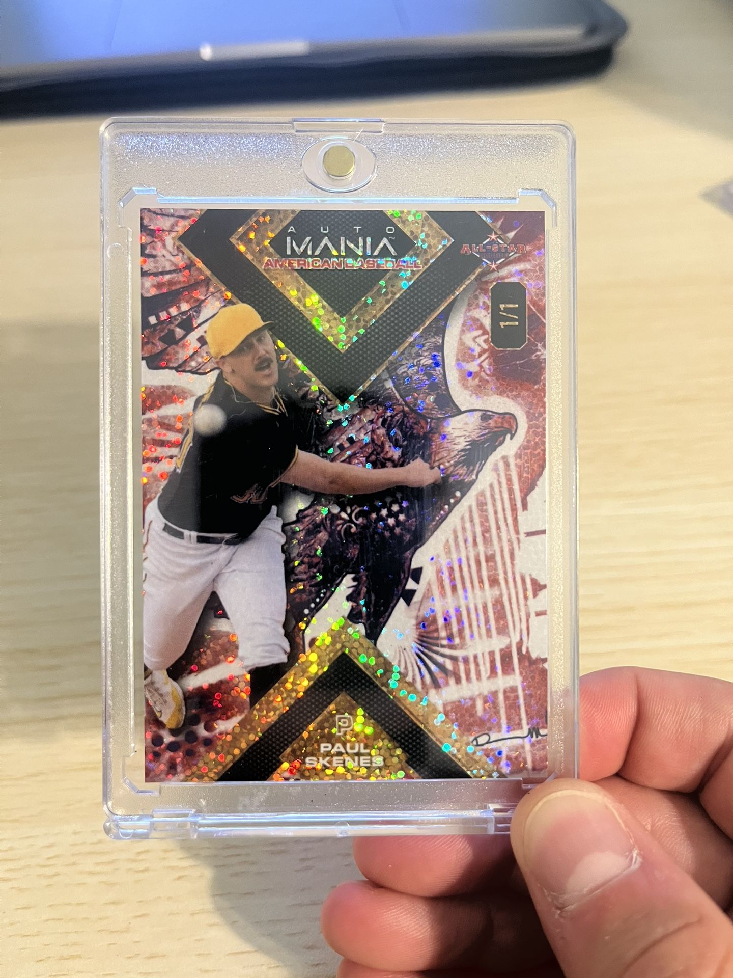 Paul Skenes Auto Mania 1/1 Bald Eagle