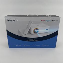 New Vankyo Leisure 1920 x 1080 200 Lumens FHD HDR Smart Portable Projector 570D