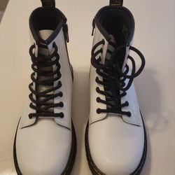 Dr.Martens Zavala Combat Boots White Size2