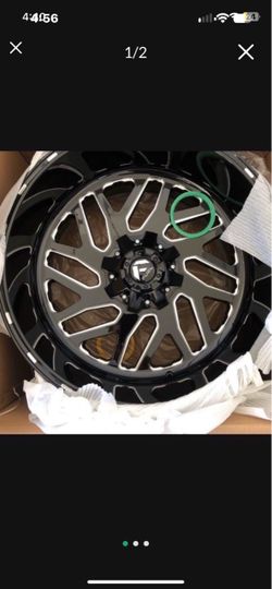 1 Fuel Off-Road Wheel Black Milled