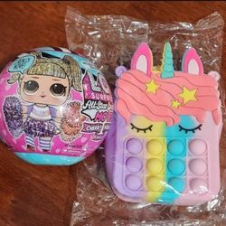 MGA LOL Surprise All Star Sports Moves Cheer & Pop purse Bundle TOY