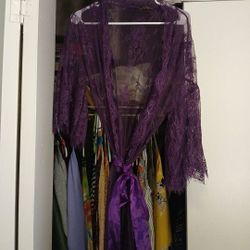Purple Sheer Robe 💜 