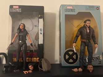 Marvel Legends Movie Lot - Hugh Jackman Logan & Dafne Keen X-23 BUNDLE CIB