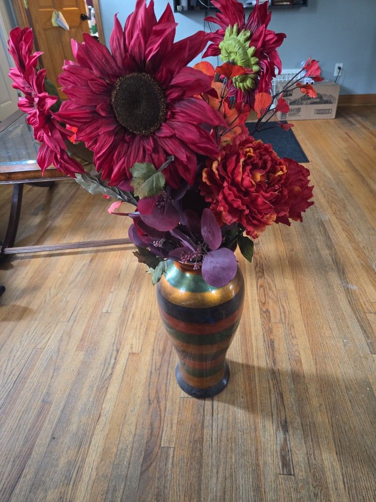vase with flowers