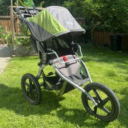 Bob Running Stroller Plus Britax Car Seat Adaptor