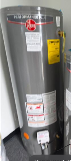 New Water Heater Rheem plus