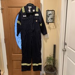 Work coveralls with reflective stripes. Size: XL -RG. New.