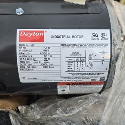 1/2 Hp Dayton 1 phase Electric Motor