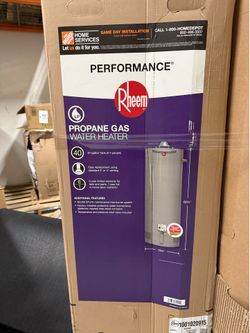 Rheem Performance 40 Gal. Tall 36,000 BTU Liquid Propane Water Heater with 6-Year Warranty