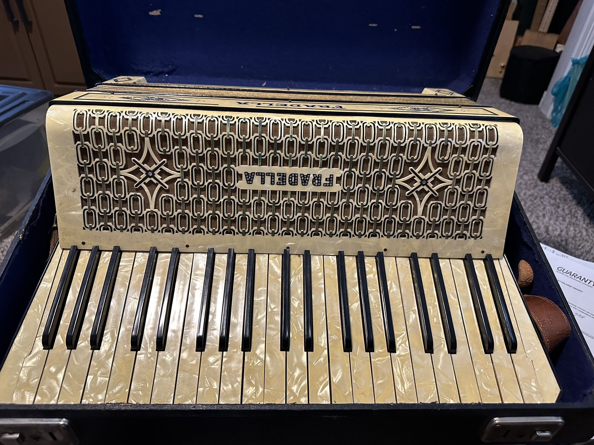 Vintage Fradella Italian Accordion 