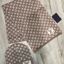 Louis Vuitton Hat Set 