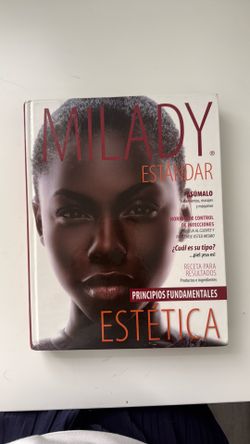 Libro MILADY standar  principios fundamentales estética USADO