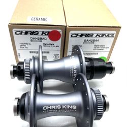 Chris King R45D 28h Hubset Matte Slate Thru Axle XDR Driver Centerlock Ceramic