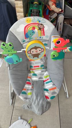 Baby bouncer  and tummy time mat