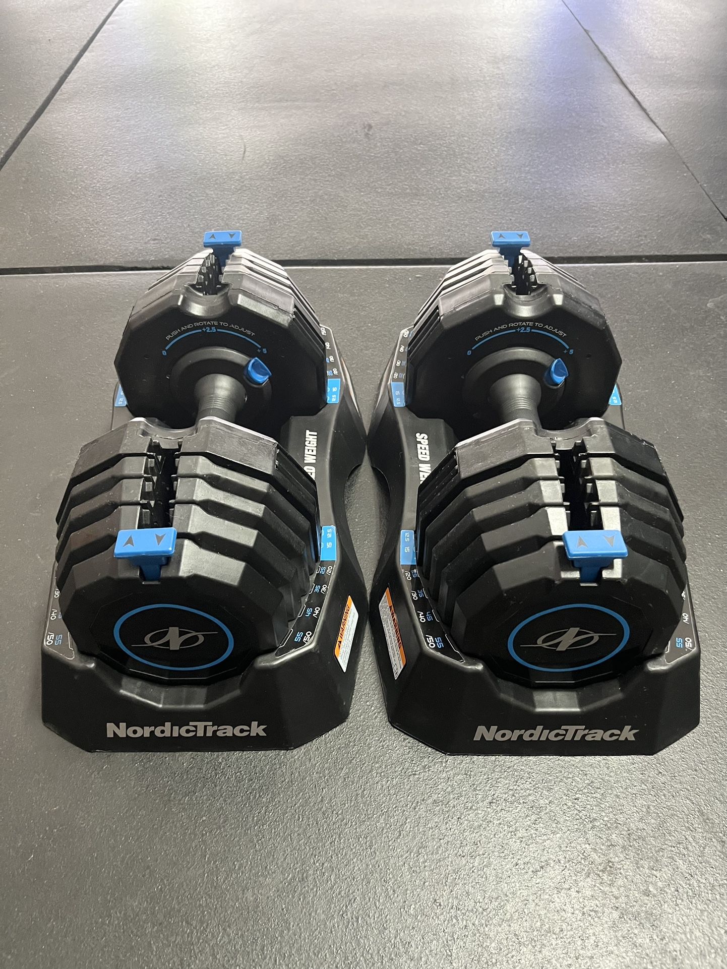 NordicTrack 55 LB Speed Weight Adjustable Dumbbells