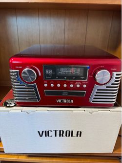 Victrola record player, Bluetooth , tuner ,cd player