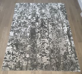 Hand Knotted 9 X 12 Feet Silk And Wool Tibetan Nepal Area Rug, RP 9K