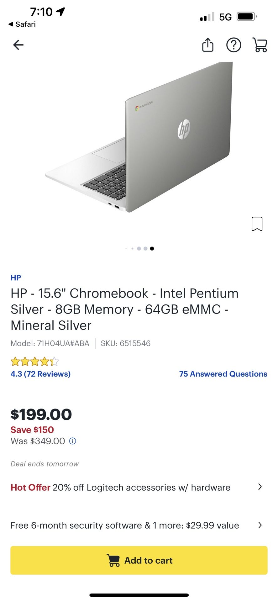 HP Chromebook Brand New In The Box