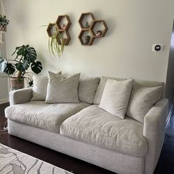 Living spaces grand down II sofa