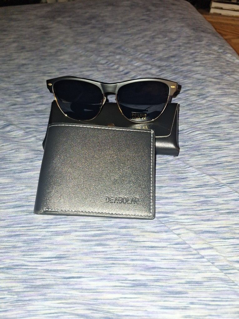 Wallet and glasses brand new