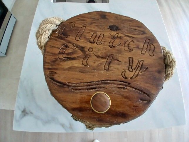 HTX THROWBACK WOODEN COOLER