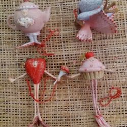 Valentine Kringles Ornaments 