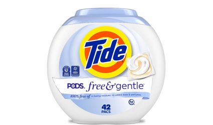 Tide Pods free & Gentle 42 pacs