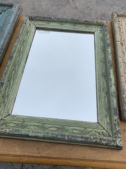 Hand carved indonesian mirror