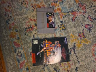 Snes Lufia II 2 game and book, super nintendo