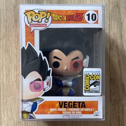 Funko Pop: Dragonball Z Vegeta Comic Con Metallic Rare #10