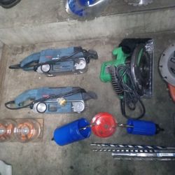 Like new assorted tools Hitachi Bosch rigid Diablo everything  for $500 or best offer