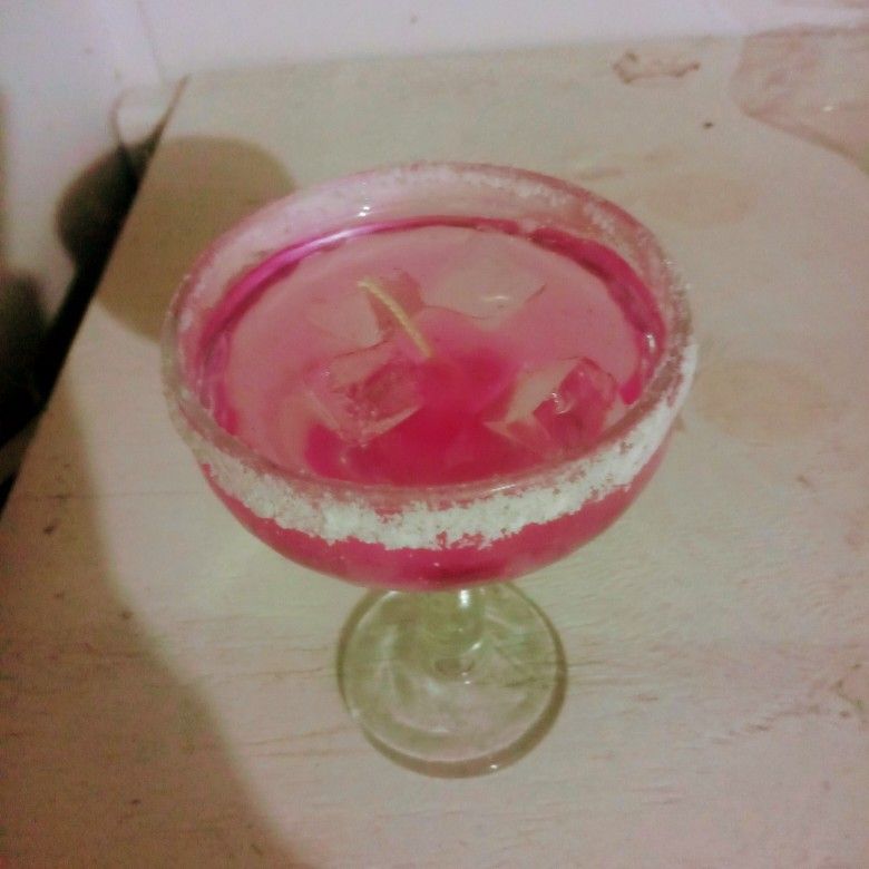 Frozen Fuchsia Margarita Candle