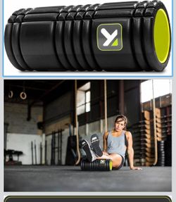 TriggerPoint GRID Multi-Density Massage Grid Foam Roller Black/Green Legs 2 set