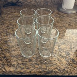6 IKEA Glasses Drinking Cups 