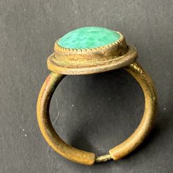 Vintage Sara cov adjustable ring with turquoise stone