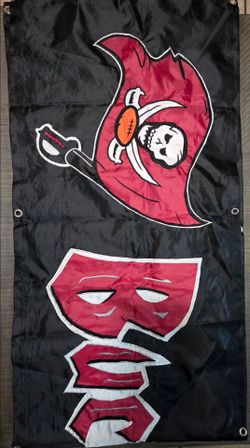 8' Long Tampa Bay Buccaneers Flag Banner