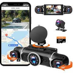 Viidure Dash Cam night Vision Loop Recording 4 Cameras